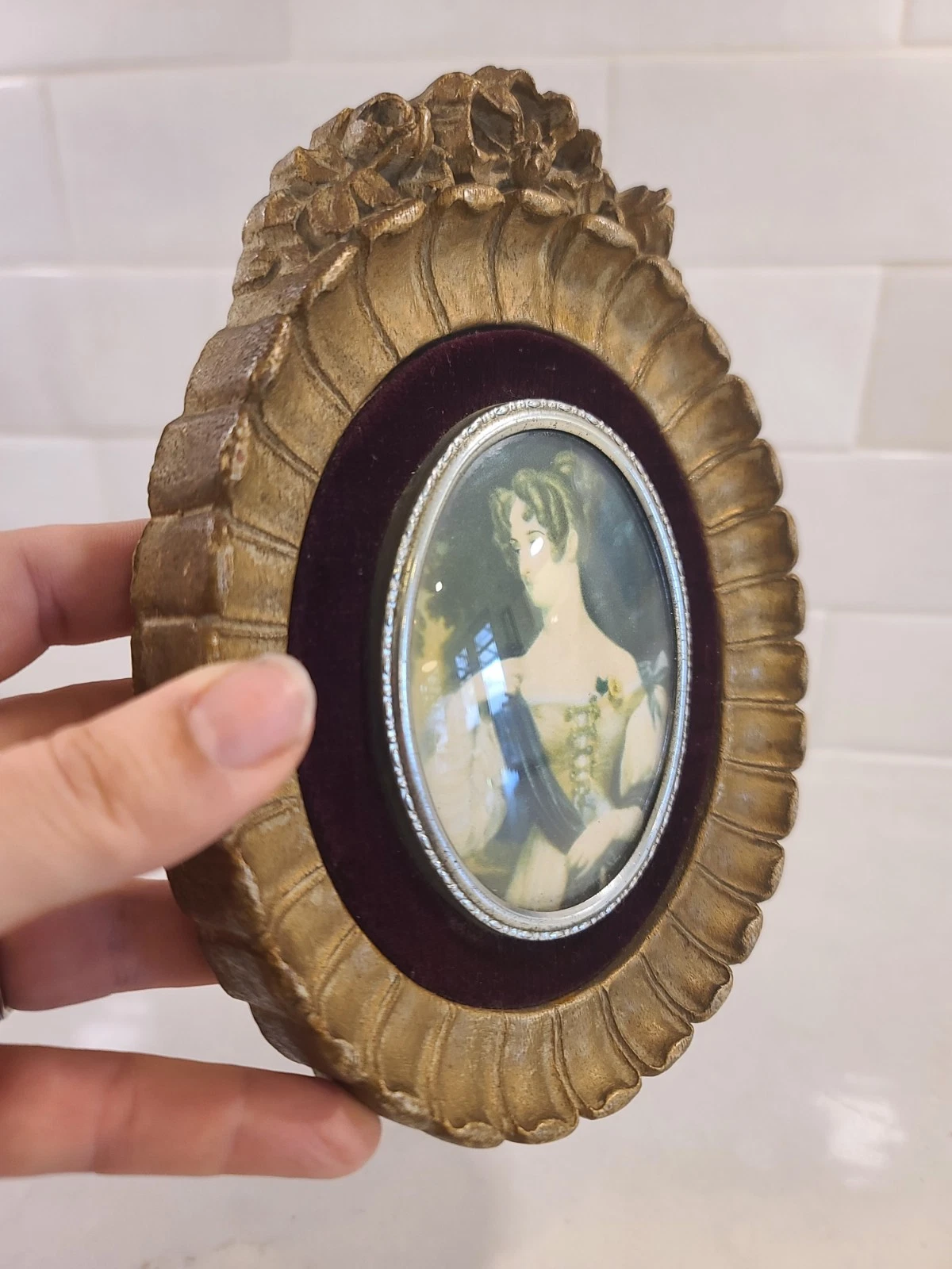 Vintage Cameo Creation Portrait of an Unknown Lady Sir William Charles Ross RA - Image 6