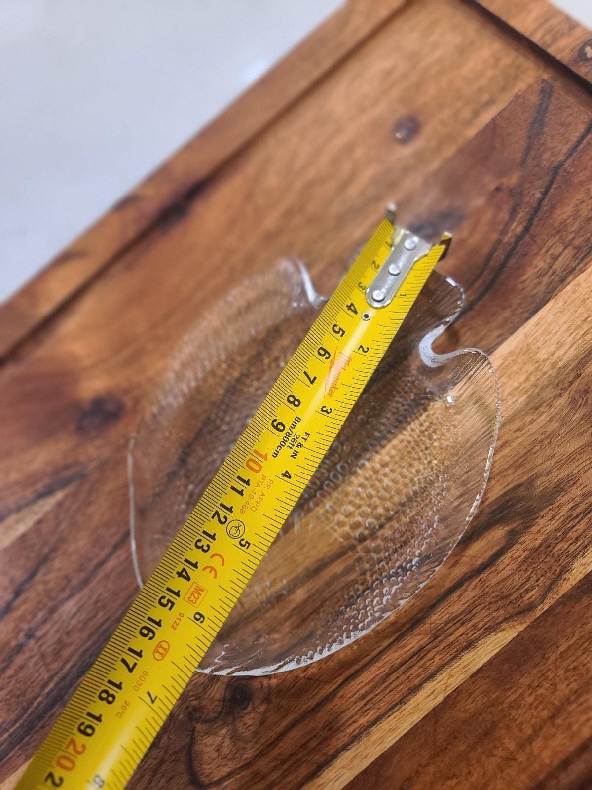 VTG Arcoroc France Tempered Glass Fish Shaped Small Plate 6.5” Long Pressed Glass - Image 6