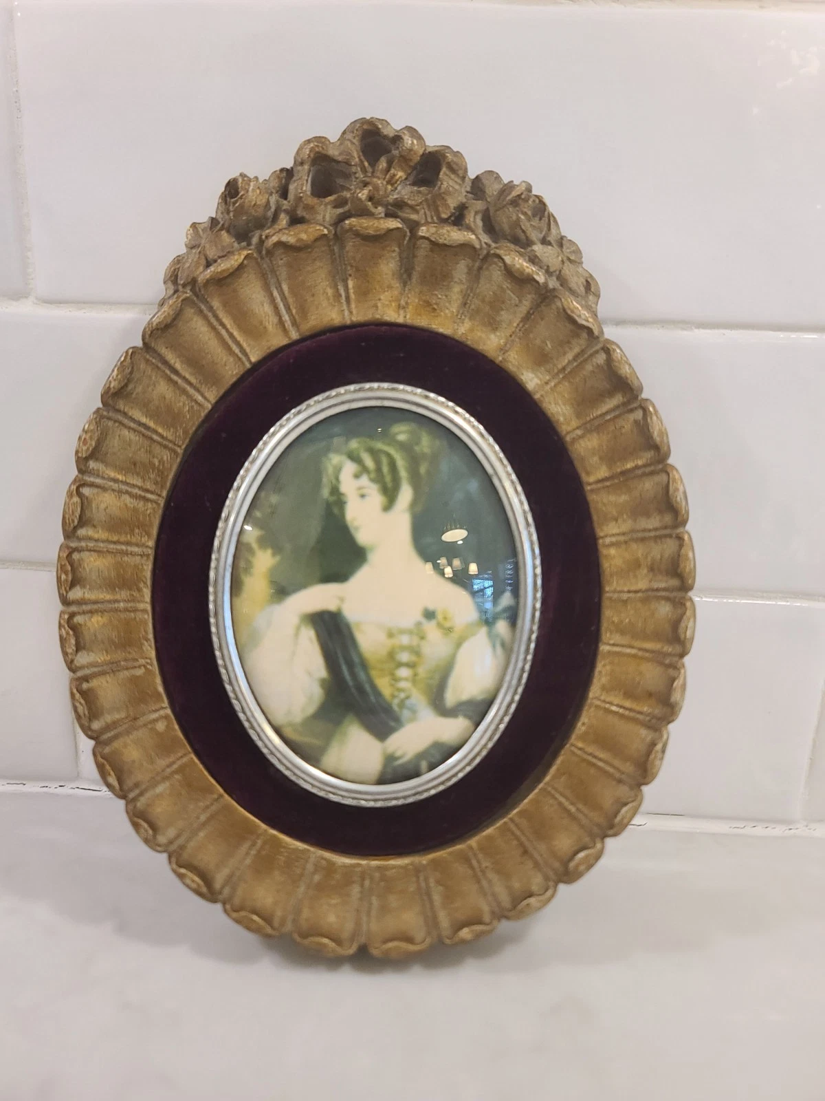 Vintage Cameo Creation Portrait of an Unknown Lady Sir William Charles Ross RA