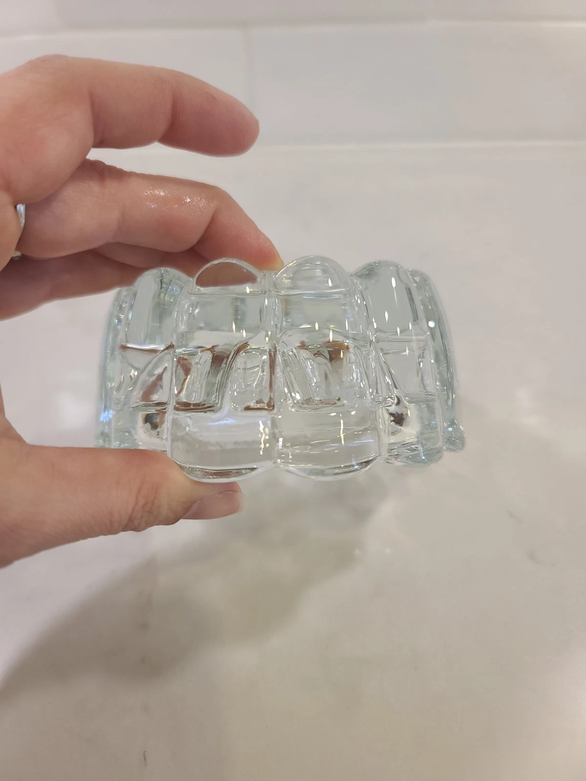 Vintage Princess House Lead Crystal 3 Way One Candle Holder - Image 7