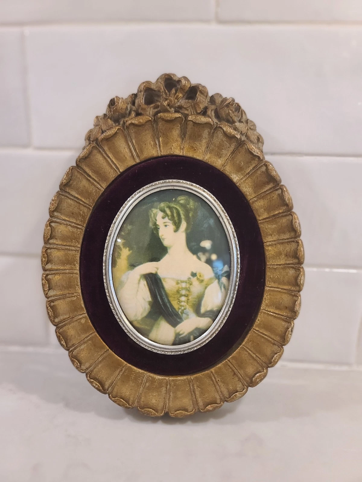 Vintage Cameo Creation Portrait of an Unknown Lady Sir William Charles Ross RA - Image 3