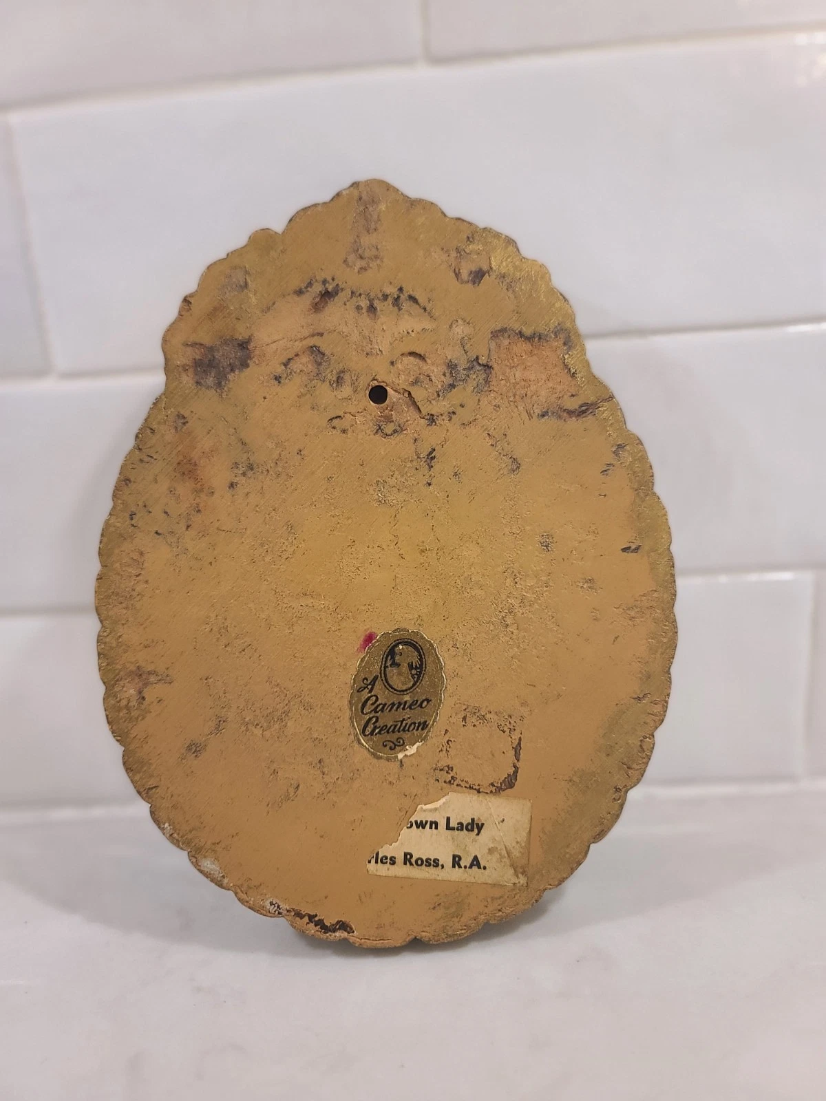 Vintage Cameo Creation Portrait of an Unknown Lady Sir William Charles Ross RA - Image 5