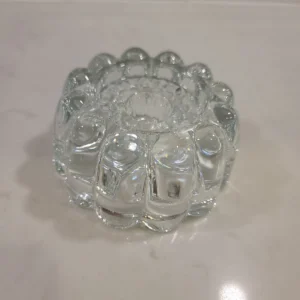 Vintage Princess House Lead Crystal 3 Way One Candle Holder