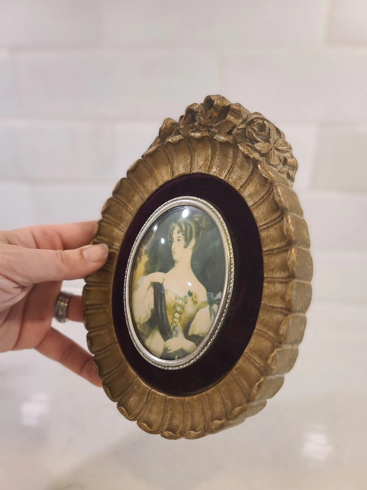 Vintage Cameo Creation Portrait of an Unknown Lady Sir William Charles Ross RA - Image 7