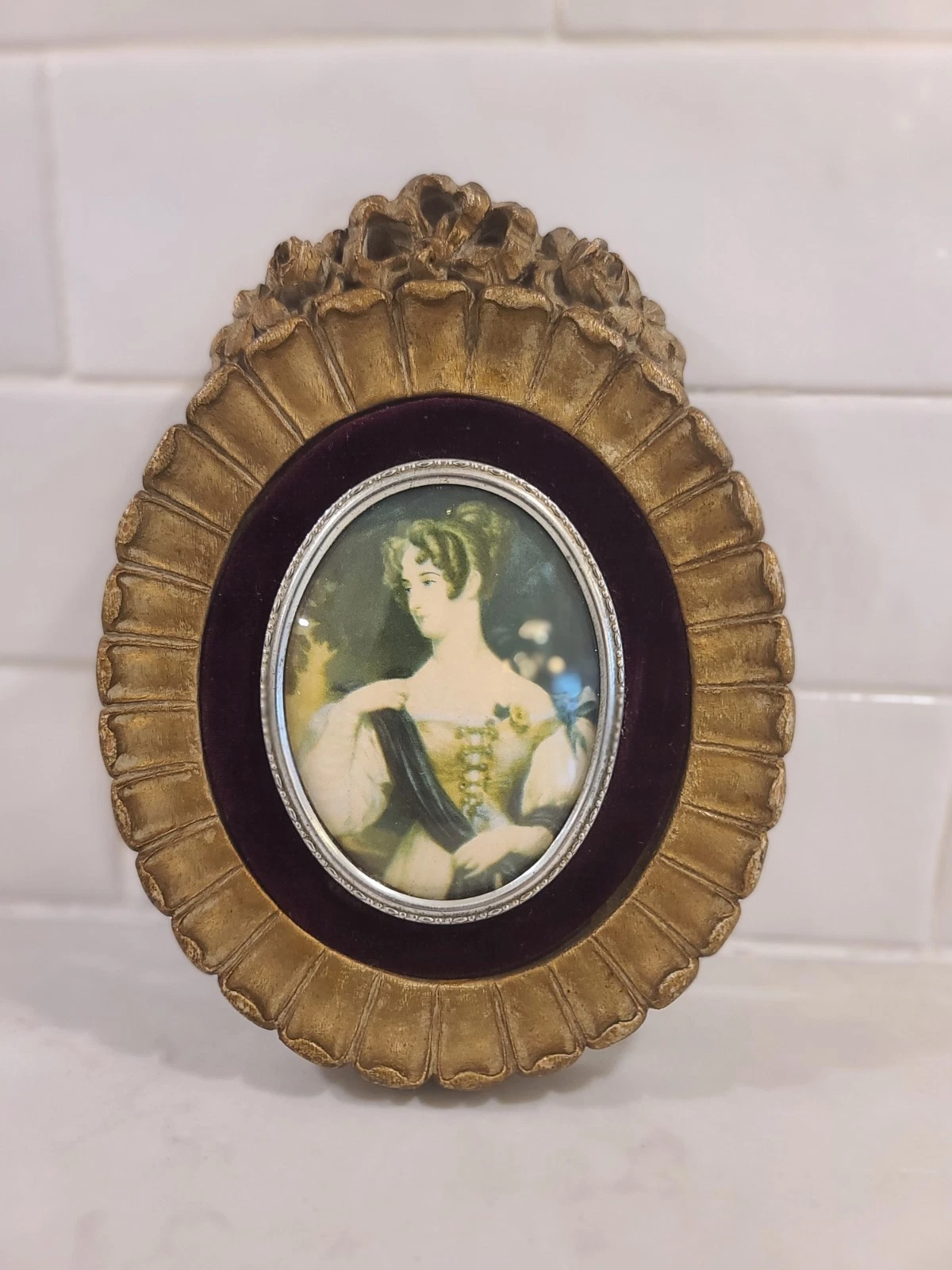 Vintage Cameo Creation Portrait of an Unknown Lady Sir William Charles Ross RA - Image 2